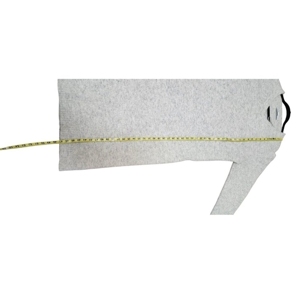 Zara Grey Maxi Sweater Dress Size L - Picture 7 of 9